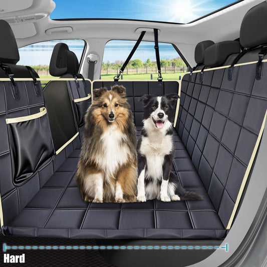 Lassie Funda de asiento de coche de fondo duro para perros,