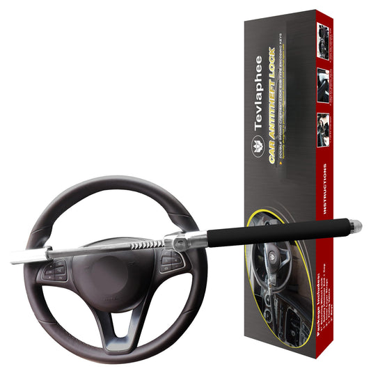 Tevlaphee Cerradura de volante antirrobo para automóvil, dis