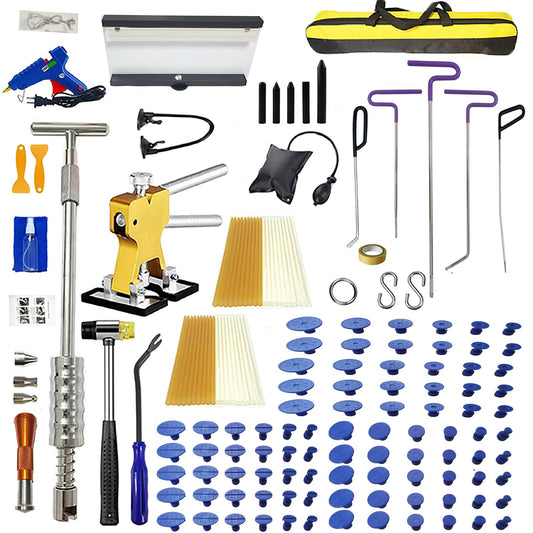 Kit de extractor de abolladuras, 140 piezas de removedor de