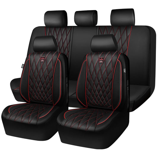 CAR PASS Piping - Juego completo de fundas de asiento de cue