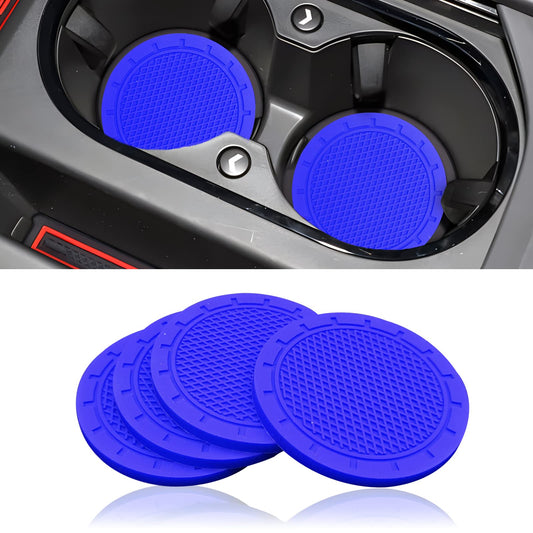 4 posavasos para automóvil, antideslizantes, universales, ac