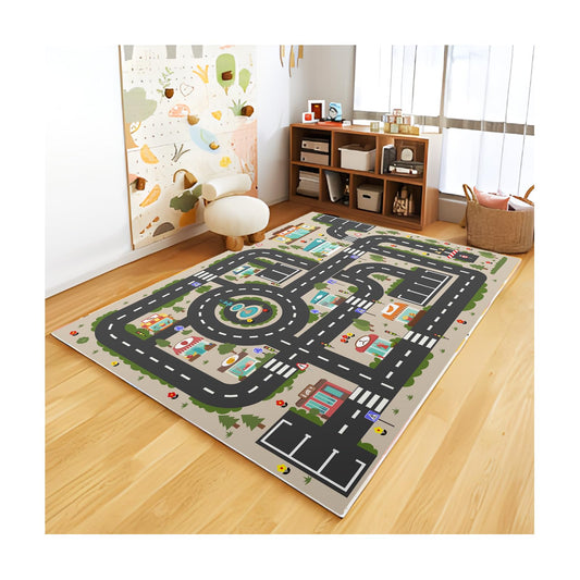 Alfombra análoga ABC para niños, alfombra de juego para sala