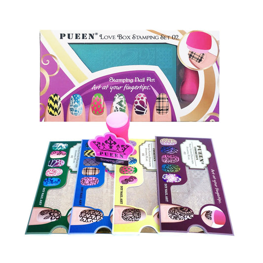 PUEEN Nail Art Stamping LOVE BOX II 02-4 Lover Collection Pl