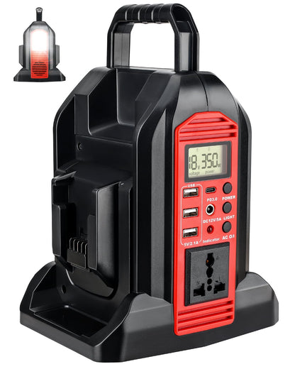 Taingwei Inversor de corriente de 350 W para batería Milwauk