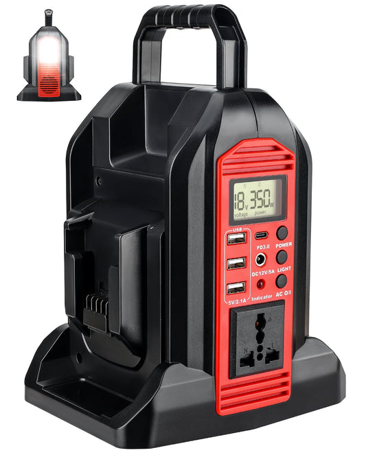 Taingwei Inversor de corriente de 350 W para batería Milwauk