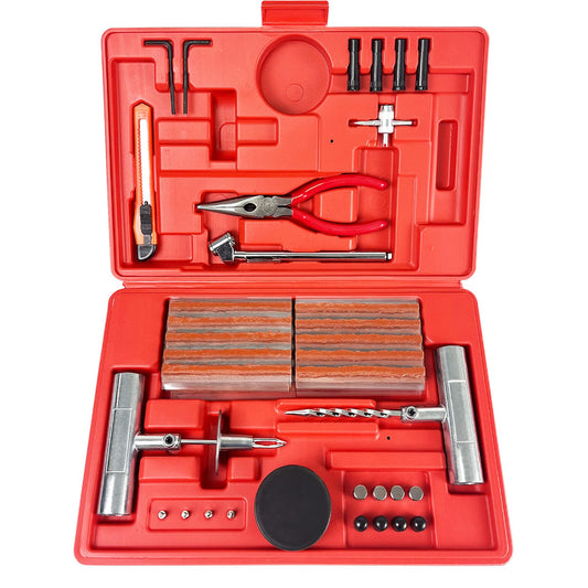 C&T Kit de reparación de neumáticos de 86 piezas, kit de rep