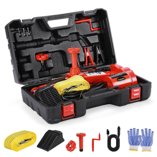 Kit de gato eléctrico para automóvil de 3 toneladas, 12 V, g
