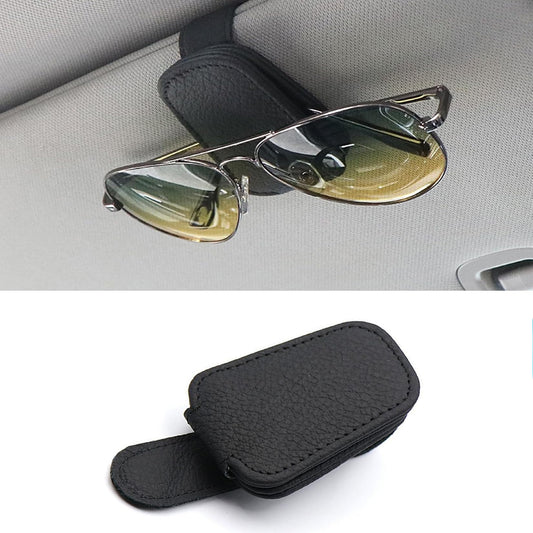 Soporte de lentes de sol para automóvil, clip magnético de c