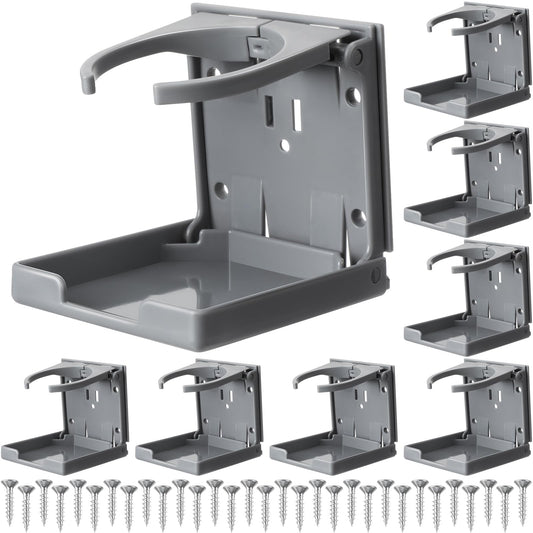 Tioncy Paquete de 8 portavasos ajustables con tornillos, sop