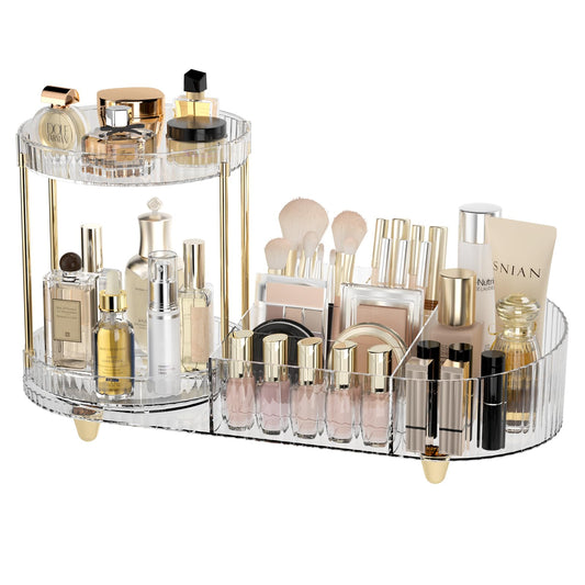 Organizador de maquillaje para tocador, organizadores girato