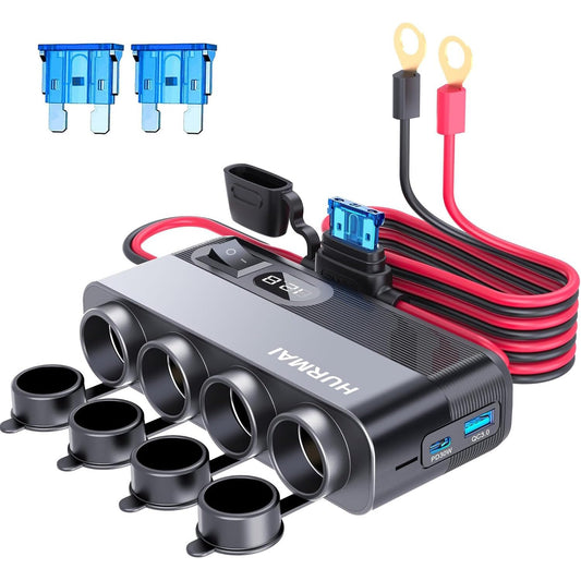 Toma de corriente de 12 V, cable de 10 pies, 24 V, 216 W, sa