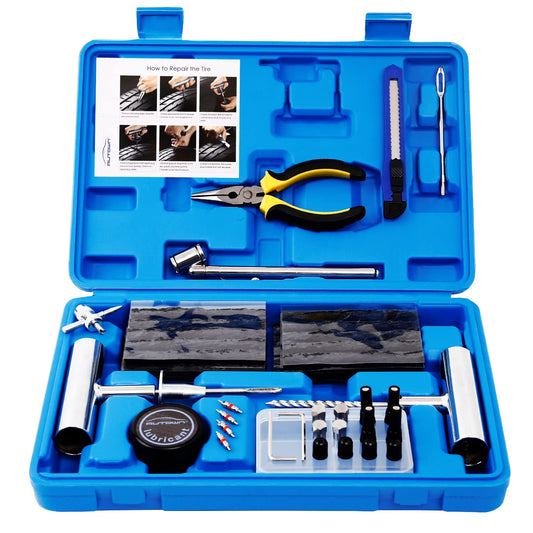 Kit de reparación de neumáticos, kit de 68 piezas de tapones