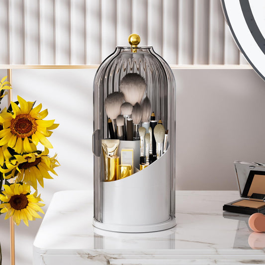 VITVITI Organizador de brochas de maquillaje con tapa, organ