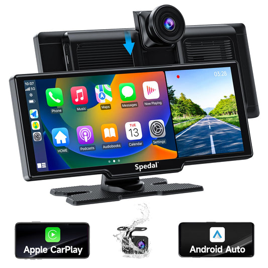 Spedal Apple CarPlay inalámbrico 860 y Android Auto con cáma