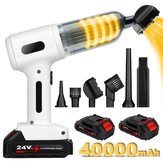 Aspiradora de coche de alta potencia con batería de 4000 mAh