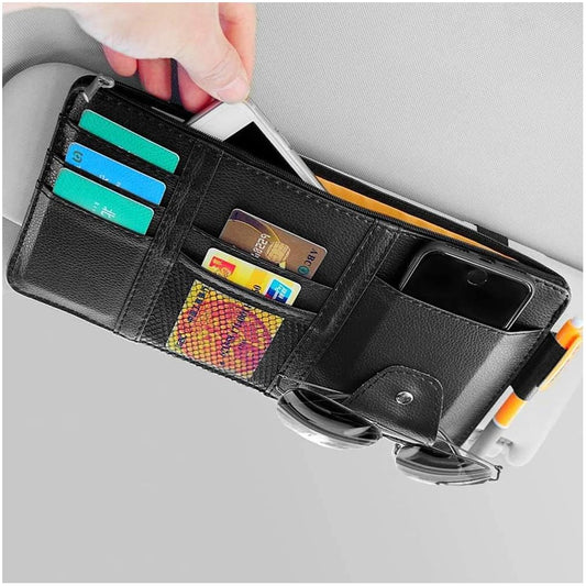 Organizador de visera para automóvil, accesorios de interior