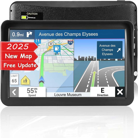 Navegador GPS para automóvil, pantalla de 9 pulgadas, guía d