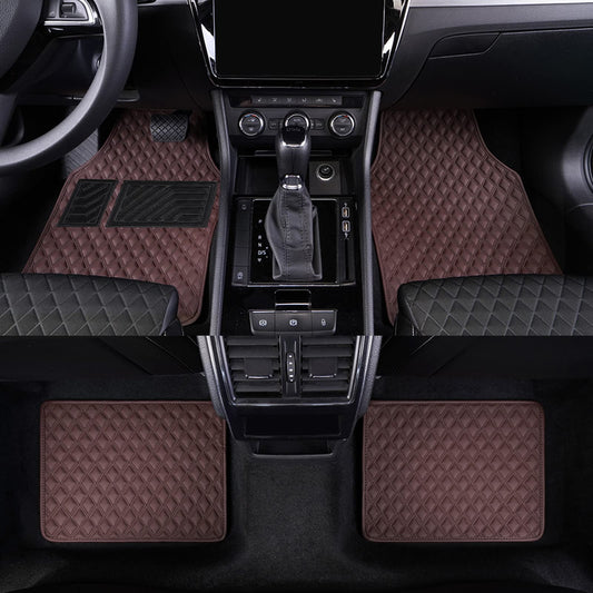 Alfombrillas de automóvil de lujo con diamantes para mujer,