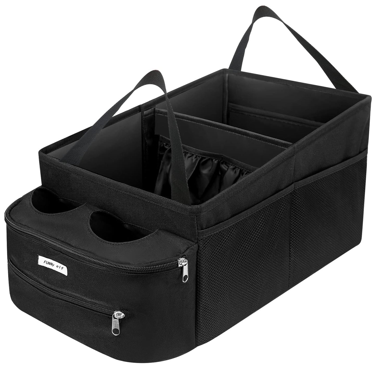 Organizador plegable para asiento de pasajero, diseño plegab