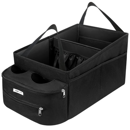Organizador plegable para asiento de pasajero, diseño plegab