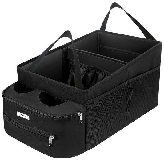 Organizador plegable para asiento de pasajero, diseño plegab