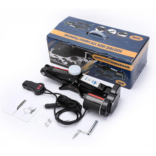 Gato eléctrico para coche – Gato de tijera de coche de 12 V