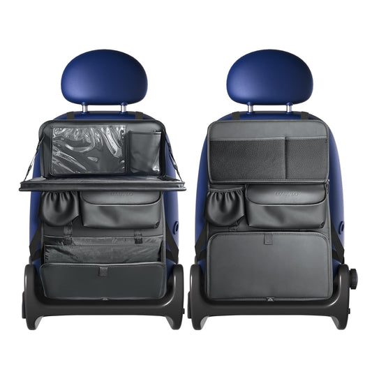 Coverado Organizador de cuero de napa para asiento trasero d