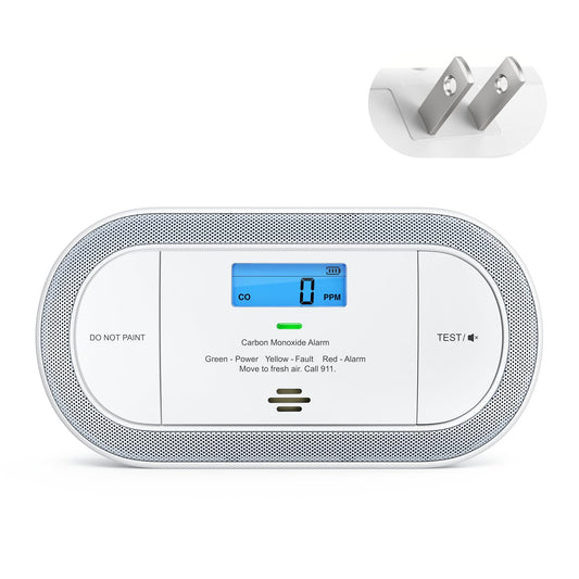 X-Sense Detector de monóxido de carbono enchufable, con bate