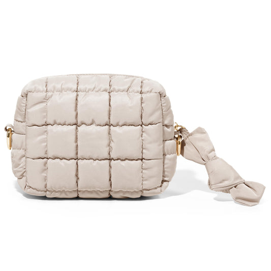 Yarnic Bolsa de maquillaje acolchada para cosméticos, bolsa