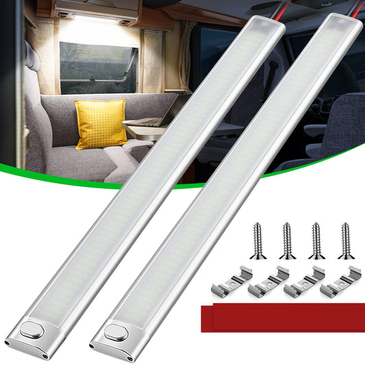 CT CAPETRONIX Barra de luz LED de 12 V, 168 LED, 1700 lúmene