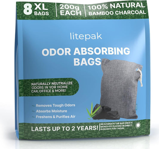 Litepak Bolsas de carbón activado, absorbentes de olores, (p