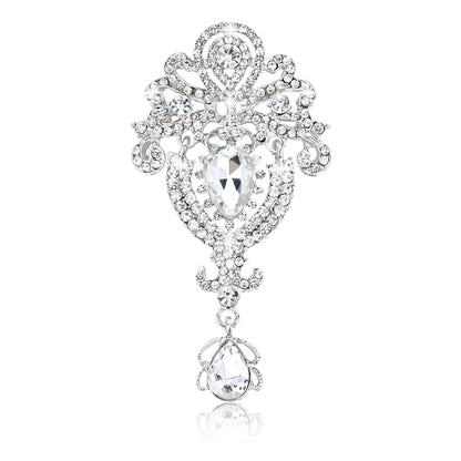 YARIEW Broches para mujer, broche de diamantes de imitación