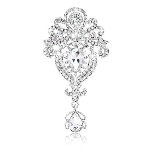 YARIEW Broches para mujer, broche de diamantes de imitación
