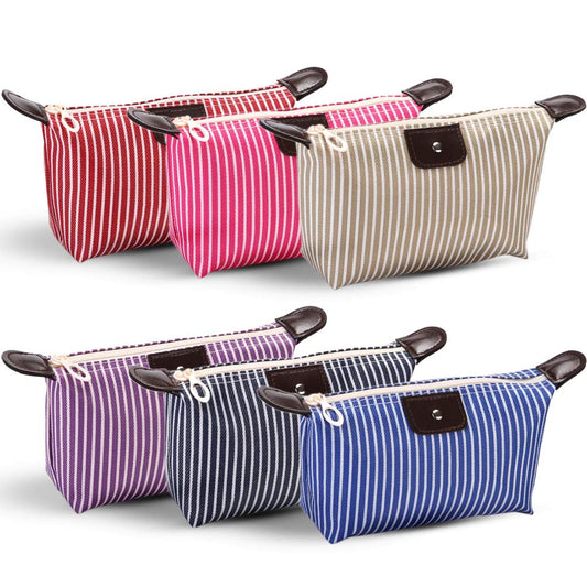Bolsa de maquillaje, bolsa de cosméticos, 6 piezas, impermea