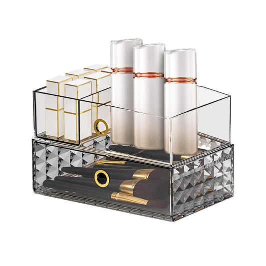 DASITON Organizador de maquillaje, cajones apilables para es