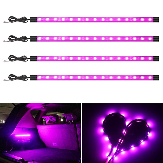 EverBright - Tira de luces LED para automóviles, 10.6 in, 50