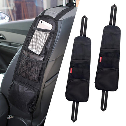 2 bolsas de almacenamiento lateral para asiento de automóvil