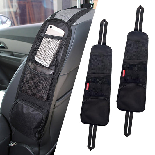 2 bolsas de almacenamiento lateral para asiento de automóvil
