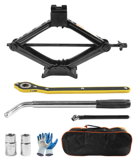 Gato de tijera y soporte de 2 toneladas - Kit de cambio de n