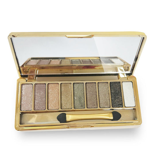 Zinnor Paleta de sombra de ojos brillante de 9 colores, cepi