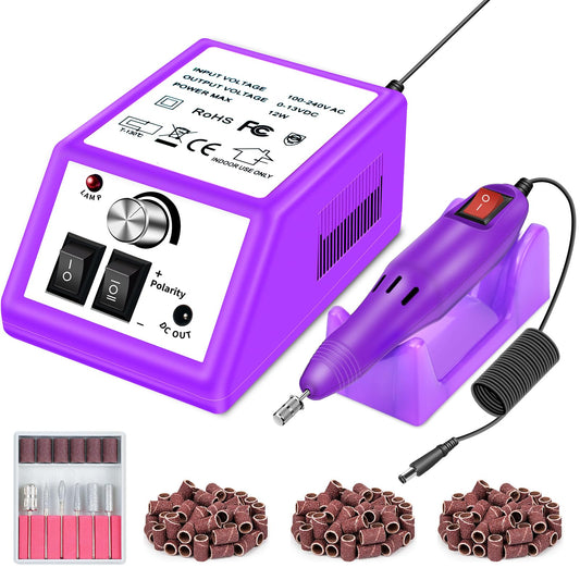 LAVAED Taladro de uñas profesional E limador para uñas, lima