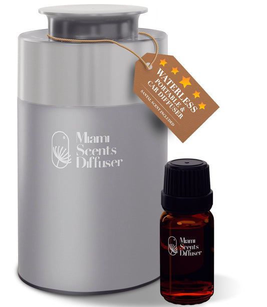 Difusor portátil y para automóvil + aceite esencial Santal i