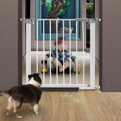 ZJSF Puerta retráctil para perros con cierre automático para