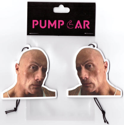 PumpCar 2 piezas Dwanye "The Rock" Johnson Ambientador colga