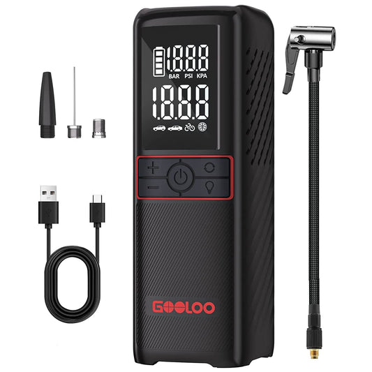 GOOLOO Compresor de aire portátil GT160, inflador de neumáti