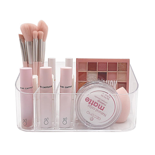 SUNFICON Bandeja de maquillaje, organizador de cosméticos, v