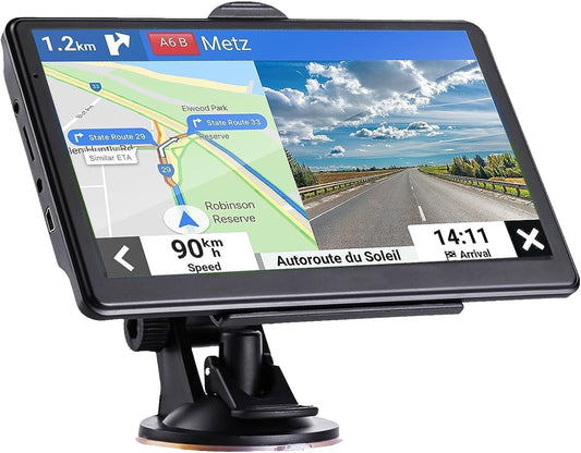Navegación GPS para automóvil (7 pulgadas), pantalla táctil
