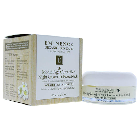 Crema de noche eminencia orgánica cuidado de la piel Monoi,