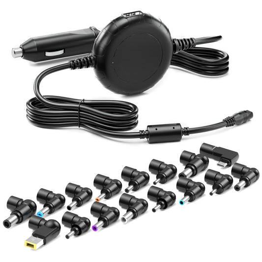 Powseed Cargador de coche portátil de 100 W 90 W 65 W USB C