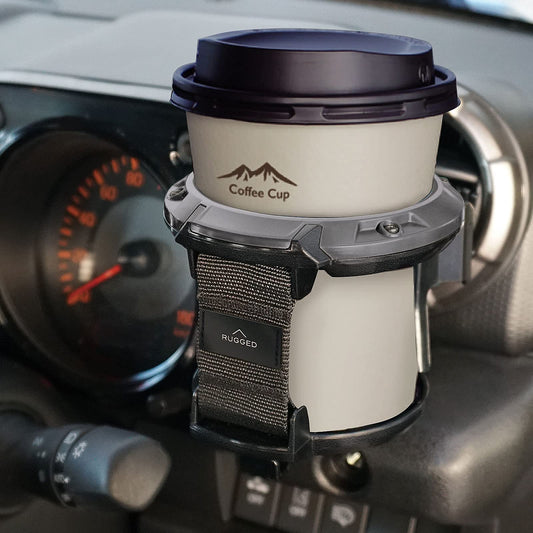 Portavasos para automóvil con gancho, soporte ajustable para